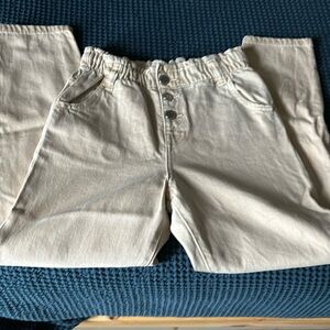 Mango paperbag jeans girls size 11